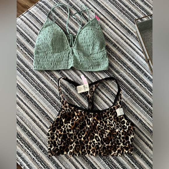 NWT: PINK Victorias Secret Brallets (only cheetah print ) - Picture 1 of 5